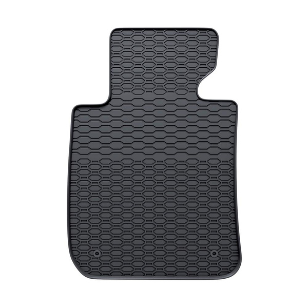 Tapis de sol en caoutchouc adapté pour BMW 3 E90, E91 Berline, Touring (2004-2013) - tapis de voiture - noir - 4 pcs.