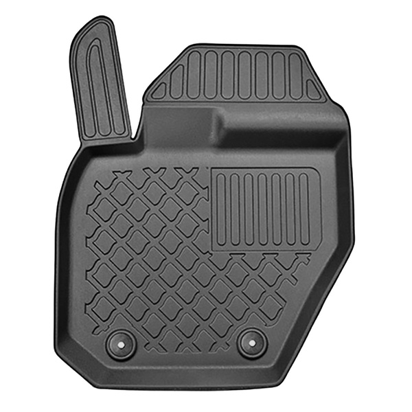 Tapis de sol en TPE adapté pour Volvo XC60 I SUV (12.2015-10.2022) - tapis de voiture - noir
