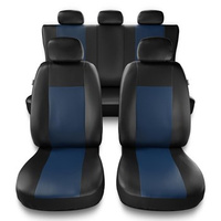 Housses de siège adaptées pour Kia Rio I, II, III, IV (2000-2019) - housse siege voiture universelles - couverture siege - CM-BL