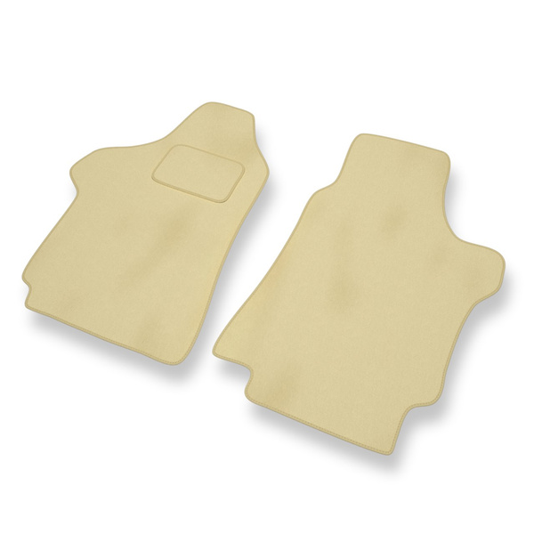Tapis de Sol Velours adapté pour Hyundai H-1 II Van (2008-2021) - Premium tapis de voiture - beige