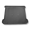 Tapis de coffre adapté pour Nissan NV200 Van (01.2010-02.2019) - bac de coffre - protection de coffre voiture - 5/7 places; 3e rangée soulevée