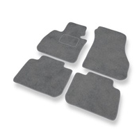 Tapis de Sol Velours adapté pour BMW X2 (2018-2023) - Premium tapis de voiture - gris