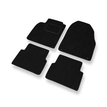 Tapis de Sol Feutres adapté pour Saab 9-3 II (2002-2012) - tapis de voiture - noir