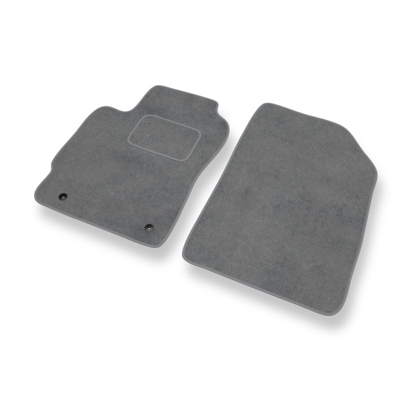Tapis de Sol Velours adapté pour Chevrolet Aveo II T300 Berline (2011-2020) - Premium tapis de voiture - gris