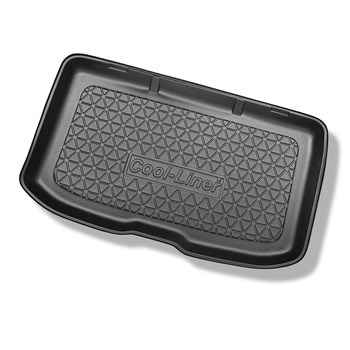 Tapis de coffre adapté pour Nissan Micra K13 Hayon (2010-05.2013) - bac de coffre - protection de coffre voiture