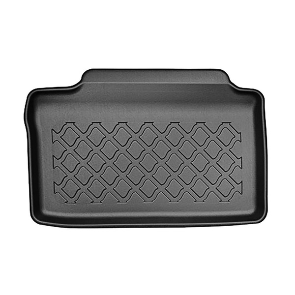 Kit tapis de coffre et tapis de voiture TPE pour: Toyota Yaris IV Hayon (11.2020-....) - coffre supérieur;pour les voitures avec double plancher de coffre;également pour les hybrides
