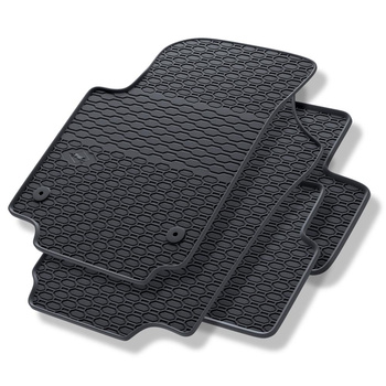 Tapis de sol en caoutchouc adapté pour Seat Mii (2011-2018) - tapis de voiture - noir