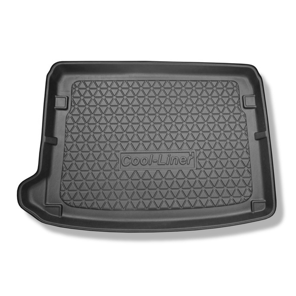 Tapis de coffre adapté pour Citroen DS4 Crossback Hayon (11.2015-06.2018) - bac de coffre - protection de coffre voiture
