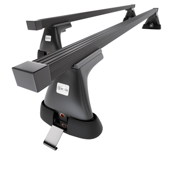 Barres de toit en acier adapté pour Peugeot Partner mk I Van (1997-2002) - Porte