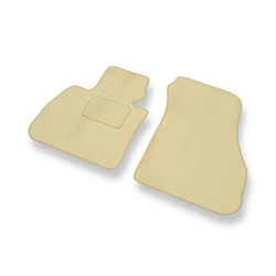 Tapis de Sol Velours adapté pour BMW 2 F45 Active Tourer (2015-2022) - Premium tapis de voiture - beige
