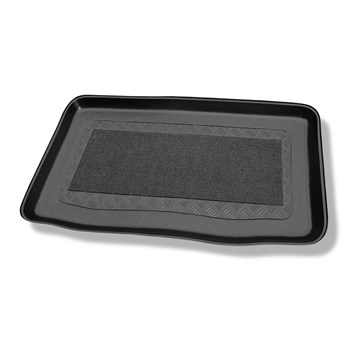 Tapis de coffre adapté pour Chevrolet Spark M300 Hayon (02.2010-2015) - bac de coffre - protection de coffre voiture