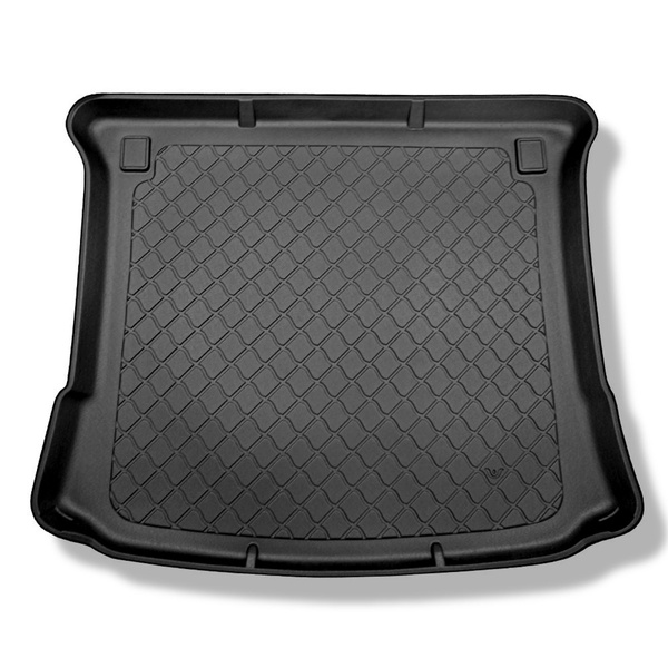 Tapis de coffre adapté pour Mazda 5 III Monospace (10.2010-2015) - bac de coffre - protection de coffre voiture - 7 places; 3me rangée abaissée
