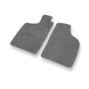 Tapis de Sol Velours adapté pour Nissan Navara D22 Pick-Up (1997-2005) - Premium tapis de voiture - gris