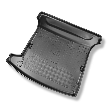 Tapis de coffre adapté pour Dacia Jogger Break (03.2022-....) - bac de coffre - protection de coffre voiture - 5/7 places (possibilité de découper les ouvertures pour les sieges de 3e rangée)