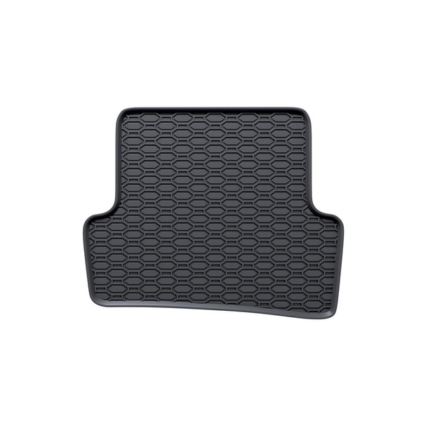 Tapis de sol en caoutchouc adapté pour Renault Captur I SUV (2013-2019) - tapis de voiture - noir - 4 pcs.