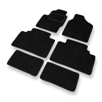 Tapis de Sol Velours adapté pour Ford Galaxy I (1995-2000) - Premium tapis de voiture - noir