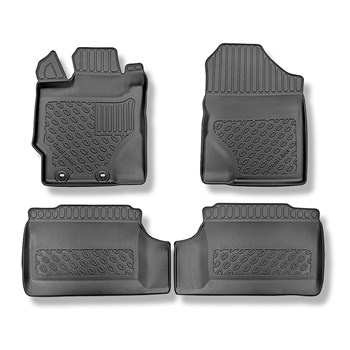 Tapis de sol en TPE adapté pour Toyota Yaris III Hayon (12.2015-10.2022) - tapis