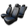 Housses de siège adaptées pour Jeep Compass I, II (2007-....) - housse siege voiture universelles - couverture siege - CM-BL