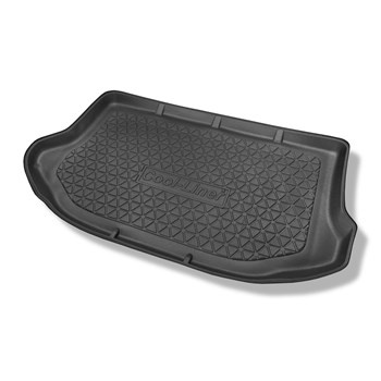 Tapis de coffre adapté pour Hyundai ix20 Monospace (05.2010-07.2019) - bac de coffre - protection de coffre voiture - coffre supérieur