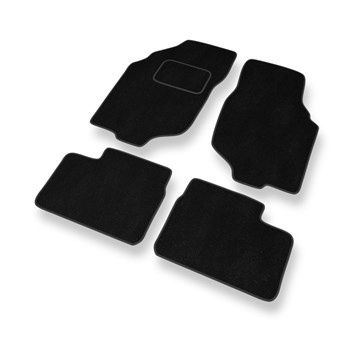 Tapis de Sol Velours adapté pour Rover 25 (2000-2005) - Premium tapis de voiture - noir