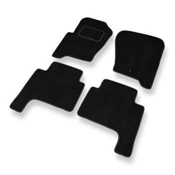 Tapis de Sol Velours adapté pour Land Rover Range Rover Sport I (2004-2013) - Premium tapis de voiture - noir