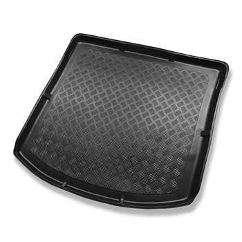 Tapis de coffre adapté pour Volkswagen Touran I 1T Monospace (09.2010-08.2015) - bac de coffre - protection de coffre voiture - 7 places; 3me rangée abaissée