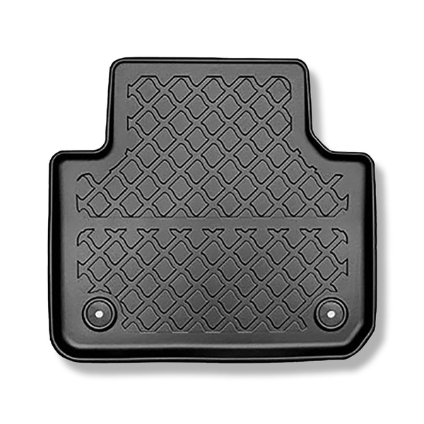 Tapis de sol en TPE adapté pour Volkswagen Touareg III SUV (07.2018-2023) - tapis de voiture - noir