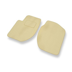 Tapis de Sol Velours adapté pour Land Rover Freelander I SUV (1998-2006) - Premium tapis de voiture - beige