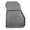 Tapis de sol en TPE adapté pour BMW X1 F48 SAV (10.2015-09.2022) - non pour version hybride - tapis de voiture - noir