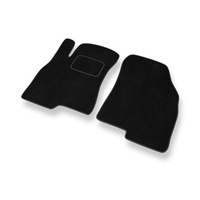 Tapis de Sol Velours adapté pour Kia Magentis I (2000-2005) - Premium tapis de voiture - noir