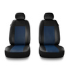 Housses de siège avant adaptées pour Kia Sportage I, II, III, IV (1994-2019) - housse siege voiture universelles - couverture siege conducteur - 2CM-BL