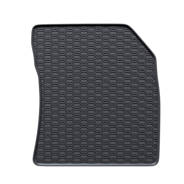 Tapis de sol en caoutchouc adapté pour Peugeot Rifter Van (2018-....) - tapis de voiture - noir - 3 pcs.