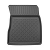 Tapis de sol en TPE adapté pour Nissan Qashqai III MHEV Mild Hybrid Crossover (06.2021-....) - tapis de voiture - noir
