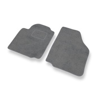 Tapis de Sol Velours adapté pour Ford Fiesta IV (1995-2002) - Premium tapis de voiture - gris