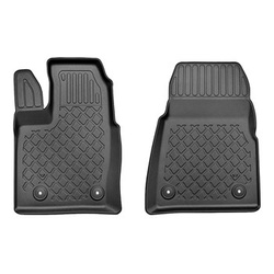 Tapis de sol en TPE adapté pour Ford Tourneo Custom Van (01.2013-....) - transmission automatique - tapis de voiture - noir