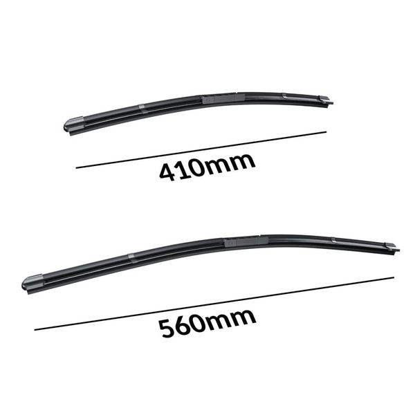 Balais d'essuie-glace de pare-brise adaptés pour Alfa Romeo 147 Hayon (11.2000-12.2010) - balais plat