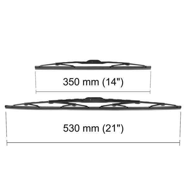 Balais d'essuie-glace de pare-brise adaptés pour Nissan Micra K13 Hayon, Cabriolet (07.2010-2017) - balais standard