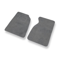 Tapis de Sol Velours adapté pour Ford Mustang IV (1994-2004) - Premium tapis de voiture - gris