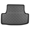 Kit tapis de coffre et tapis de voiture TPE pour: Audi Q2 SUV (10.2016-....) - sur le plancher amovible du coffre en la position haute (seuil de chargement plat); cavités amovibles