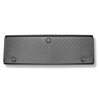 Tapis de sol en TPE adapté pour Volkswagen Caddy V Maxi Van (11.2020-....) - 7 sièges - tapis de voiture - noir