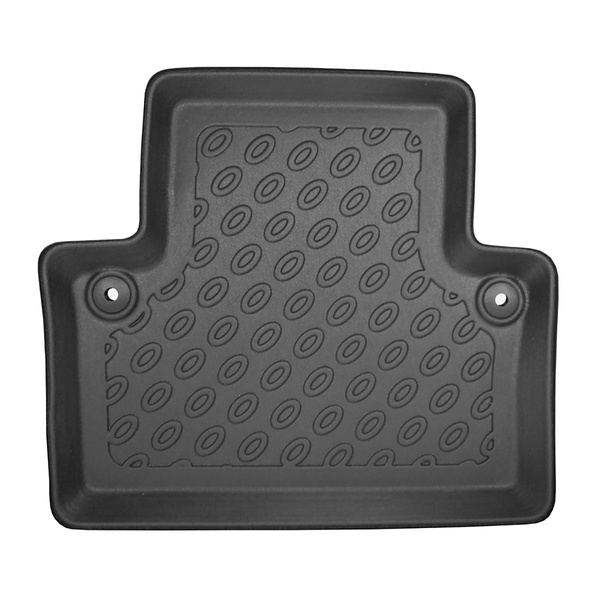 Tapis de sol en TPE adapté pour Volvo XC90 I SUV (12.2015-10.2022) - 5 ou 7 sièges; sans la troisième rangée de sièges - tapis de voiture - noir