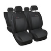 Housses de siège sur mesure adaptées pour Dacia Logan II Berline, Minivan (2012-2020) - housse siege voiture - couverture siege - E3