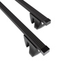 Barres de toit en acier adapté pour Dacia Logan II Break (2016-2020) - Porte-Bagages de Voiture noir - rails