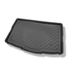 Tapis de coffre adapté pour Nissan Qashqai II J11 Crossover (02.2014-05.2021) - bac de coffre - protection de coffre voiture - coffre inférieur ; avec kit de réparation (Acenta & Tekna) & tous les modèles (Visia); avec roue de secours taille normale; sans