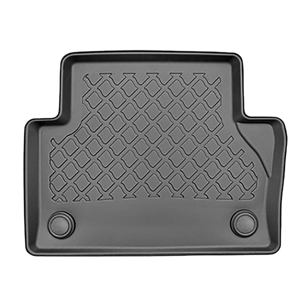 Tapis de sol en TPE adapté pour Seat Alhambra II Van (12.2015-10.2022) - 5 ou 7 sièges; sans la troisième rangée de sièges - tapis de voiture - noir