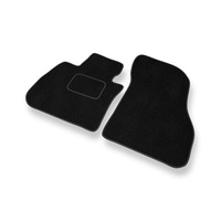 Tapis de Sol Velours adapté pour BMW X1 F48 (2016-2022) - Premium tapis de voiture - noir