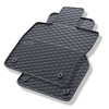 Tapis de sol en caoutchouc adapté pour Skoda Octavia III (2013-2020) - tapis de voiture - noir