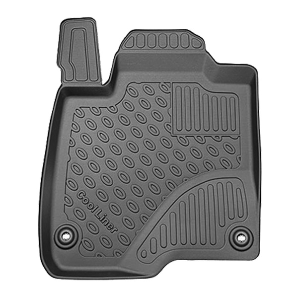 Tapis de sol en TPE adapté pour Honda ZR-V Hybrid e:HEV SUV (10.2023-....) - tapis de voiture - noir