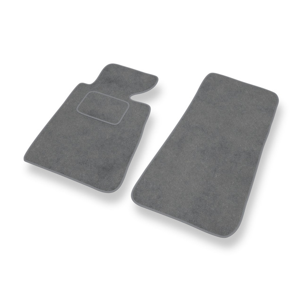Tapis de Sol Velours adapté pour BMW 5 III E34 Berline, Touring (1988-1997) - Premium tapis de voiture - gris