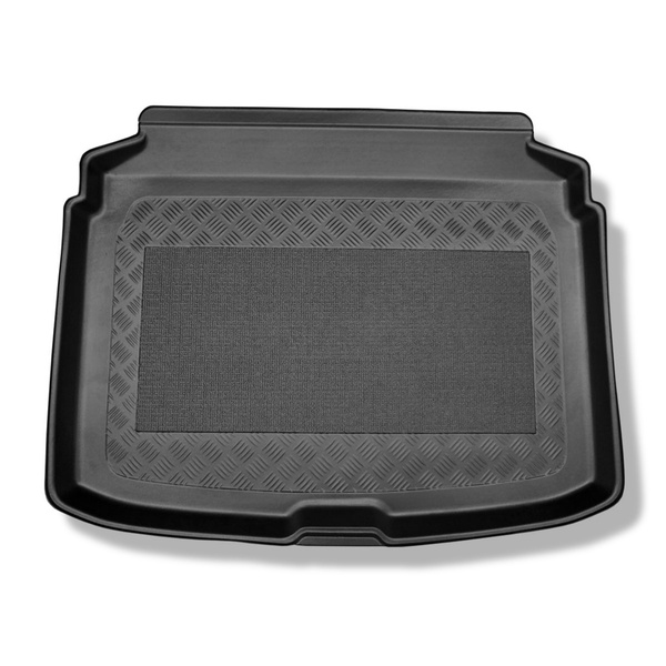 Tapis de coffre adapté pour Audi A3 8V Hayon, Sportback (08.2012-03.2020) - bac de coffre - protection de coffre voiture - sur le coffre inférieur et supérieur; non pour e-tron